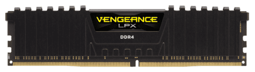 CORSAIR Vengeance LPX Memory Kit - Black, 8GB (1x8GB) DDR4, 3200MHz CL16 (CMK8GX4M1E3200C16)