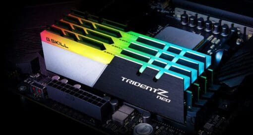 G.Skill Trident Z Neo RGB Memory Kit - Black, 16GB (2x8GB) DDR4, 3600MHz CL18 (F4-3600C18D-16GTZN)