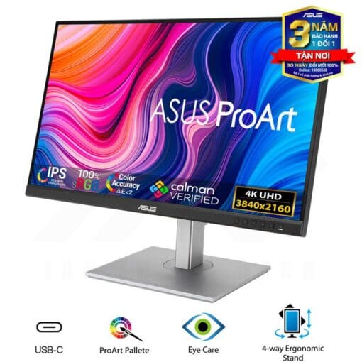 ASUS ProArt PA279CV-R Professional Monitor - 27 inch, 4K UHD, IPS, 100% sRGB