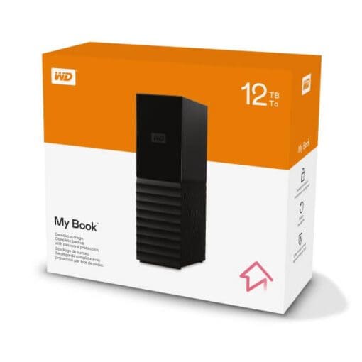 Western Digital My Book 12TB Desktop HDD (WDBBGB0120HBK-SESN)