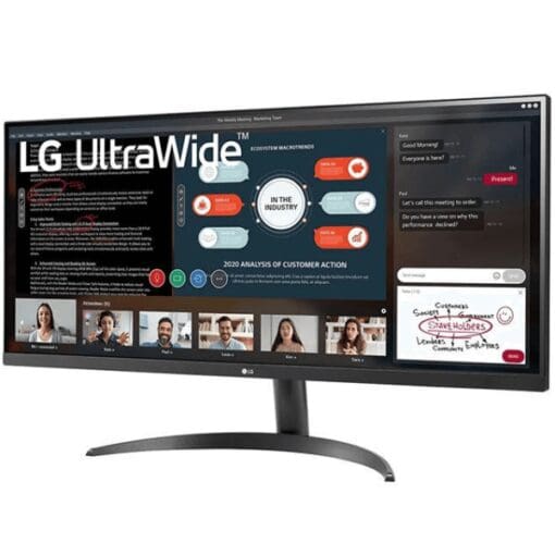 LG 34WP500-B UltraWide Monitor - 34 inch UWFHD (2560 x 1080), IPS 21:9 75Hz, HDR10, FreeSync