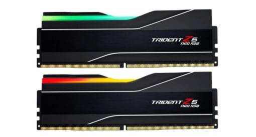 G.Skill Trident Z5 Neo RGB 32GB Memory Kit - Black, 32GB (2x16GB) DDR5, 6000MHz, CL36 (F5-6000J3636F16GX2-TZ5NR)