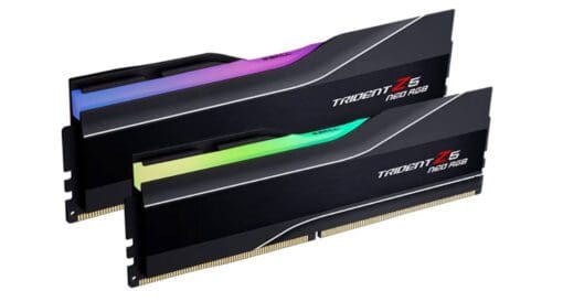 G.Skill Trident Z5 Neo RGB 32GB Memory Kit - Black, 32GB (2x16GB) DDR5, 6000MHz, CL36 (F5-6000J3636F16GX2-TZ5NR)