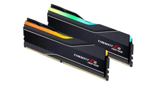 G.Skill Trident Z5 Neo RGB 32GB Memory Kit - Black, 32GB (2x16GB) DDR5, 6000MHz, CL36 (F5-6000J3636F16GX2-TZ5NR)