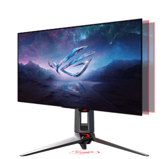 ASUS ROG Swift PG32UCDM 240Hz QD-OLED Gaming Monitor - 32 inch 4K UHD (3840x2160) 40 swivel