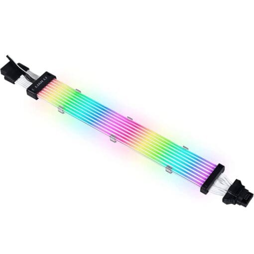 Lian Li Strimer Plus V2 12VHPWR - PW16-8PV2 -12+4-PIN to 12+4-PIN, 8 light guides, 108 LEDs