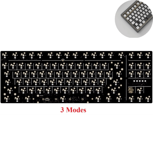 Clover80 Keyboard Kit - 3 mode - Gasket Mount, Case Alu