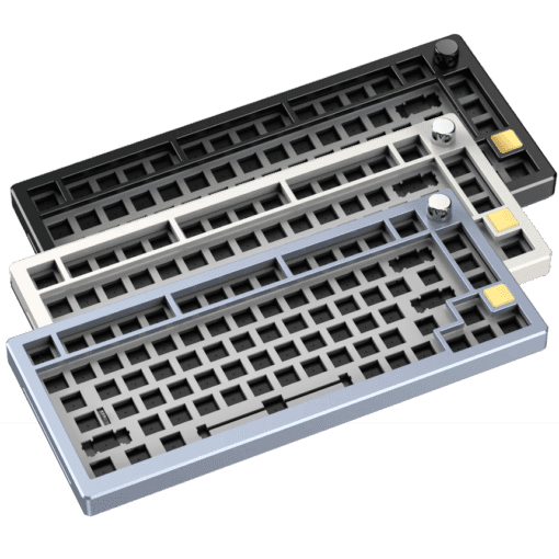 FLEX75 Keyboard Kit - Tri Mode, Gasket Mount, Case Alu, Daughter Board, PCB Hotswap, RGB, led viền, Plate PC