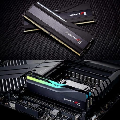 G.Skill Trident Z5 RGB 32GB Memory Kit - Black, 32GB (2x16GB) DDR5, 6000MHz, CL36 DDR5 (F5-6000J3636F16GX2-TZ5RK)