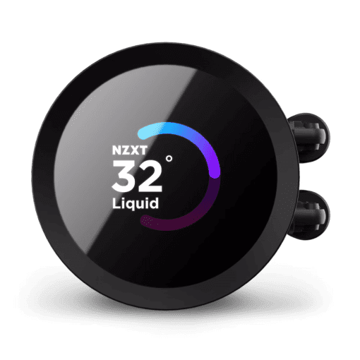 NZXT Kraken 360 RGB Black AIO Liquid CPU Cooler - LCD Display, 360mm radiator, 3x F120 RGB Core Fan