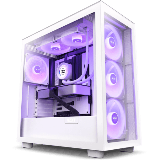 NZXT Kraken Elite 280 RGB White (2023) AIO Liquid CPU Cooler - 2,36" LCD Display, 280mm radiator, 2x F140 RGB Core Fans
