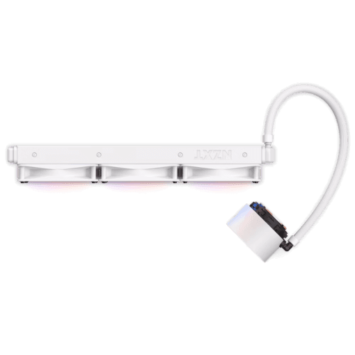 NZXT Kraken Elite 360 RGB White (2023) AIO Liquid CPU Cooler - 2,36" LCD Display, 360mm radiator, 3x F120 RGB Core Fans
