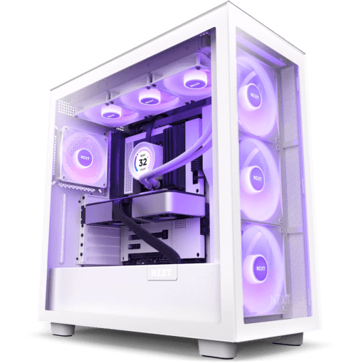 NZXT Kraken Elite 360 RGB White (2023) AIO Liquid CPU Cooler - 2,36" LCD Display, 360mm radiator, 3x F120 RGB Core Fans