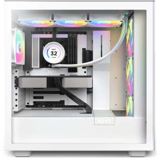 NZXT Kraken Elite 360 RGB White (2023) AIO Liquid CPU Cooler - 2,36" LCD Display, 360mm radiator, 3x F120 RGB Core Fans