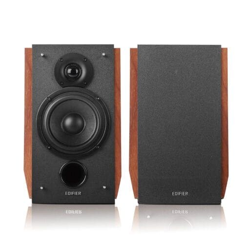 Edifier R1700BTS - Brown, 2.0 All-in-one Bluetooth 5.0 Bookshelf Speaker