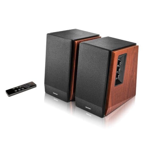 Edifier R1700BTS - Brown, 2.0 All-in-one Bluetooth 5.0 Bookshelf Speaker