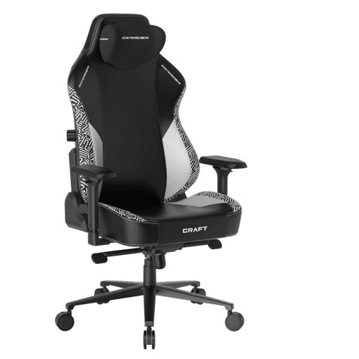 DXRacer Craft Pro Stripes1 Black White (GC/LCF23LTA/EMAZE) Gaming Chair