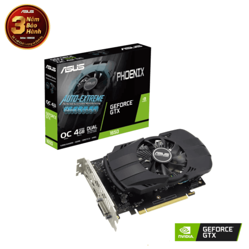 ASUS Phoenix GeForce GTX 1650 EVO OC Edition 4GB GDDR6 (PH-GTX1650-O4GD6-P EVO) Graphics Card
