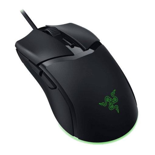Razer Cobra Black Gaming Mouse - 58g Lightweight Design, Precise 8500 DPI Optical Sensor, Chroma RGB Lighting with Underglow, Gen-3 Optical Switches, 100% PTFE Mouse Feet, Speedflex Cable
