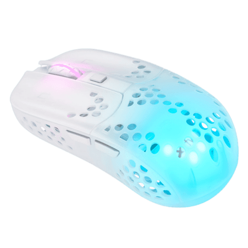CHERRY Xtrfy MZ1 RGB Wireless Ultra-light Gaming Mouse (Designed by Rocket Jump Ninja) - 2.4 GHz lag-free, Modular shell, 62g