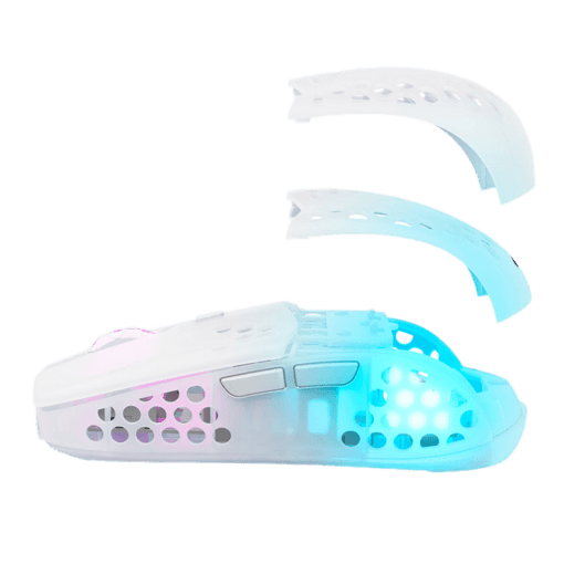 CHERRY Xtrfy MZ1 RGB Wireless Ultra-light Gaming Mouse (Designed by Rocket Jump Ninja) - 2.4 GHz lag-free, Modular shell, 62g