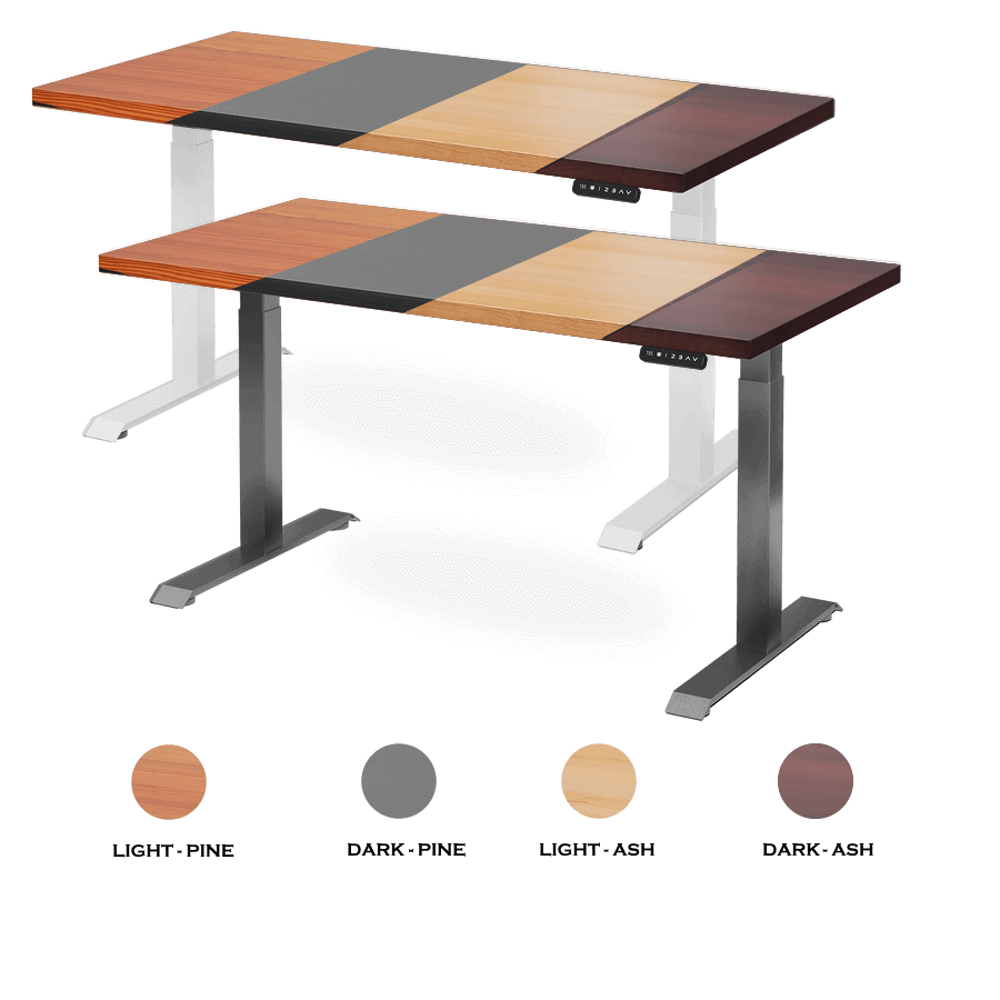 NiceDesign LANGBIANG - Oval - 152.4x76.2x3.8cm - Height Adjustable Standing Desk 14 LANGBIANG Square By NiceDesign