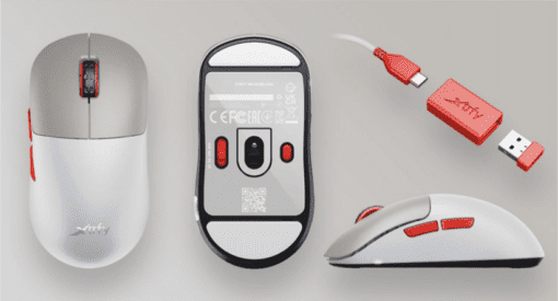 CHERRY Xtrfy M8 Wireless Gaming Mouse - - Pixart PAW3395, 26000 DPI, 650 IPS, 50G, 55gr, 2.4GHz wireless + USB-C