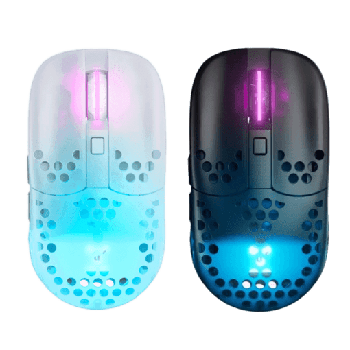 CHERRY Xtrfy MZ1 RGB Wireless Ultra-light Gaming Mouse (Designed by Rocket Jump Ninja) - 2.4 GHz lag-free, Modular shell, 62g