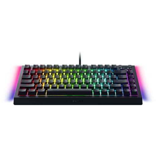 Razer BlackWidow V4 75% Black Tactile Gaming Mechanical Keyboard - Razer™ Orange Tactile Mechanical switches Gen-3