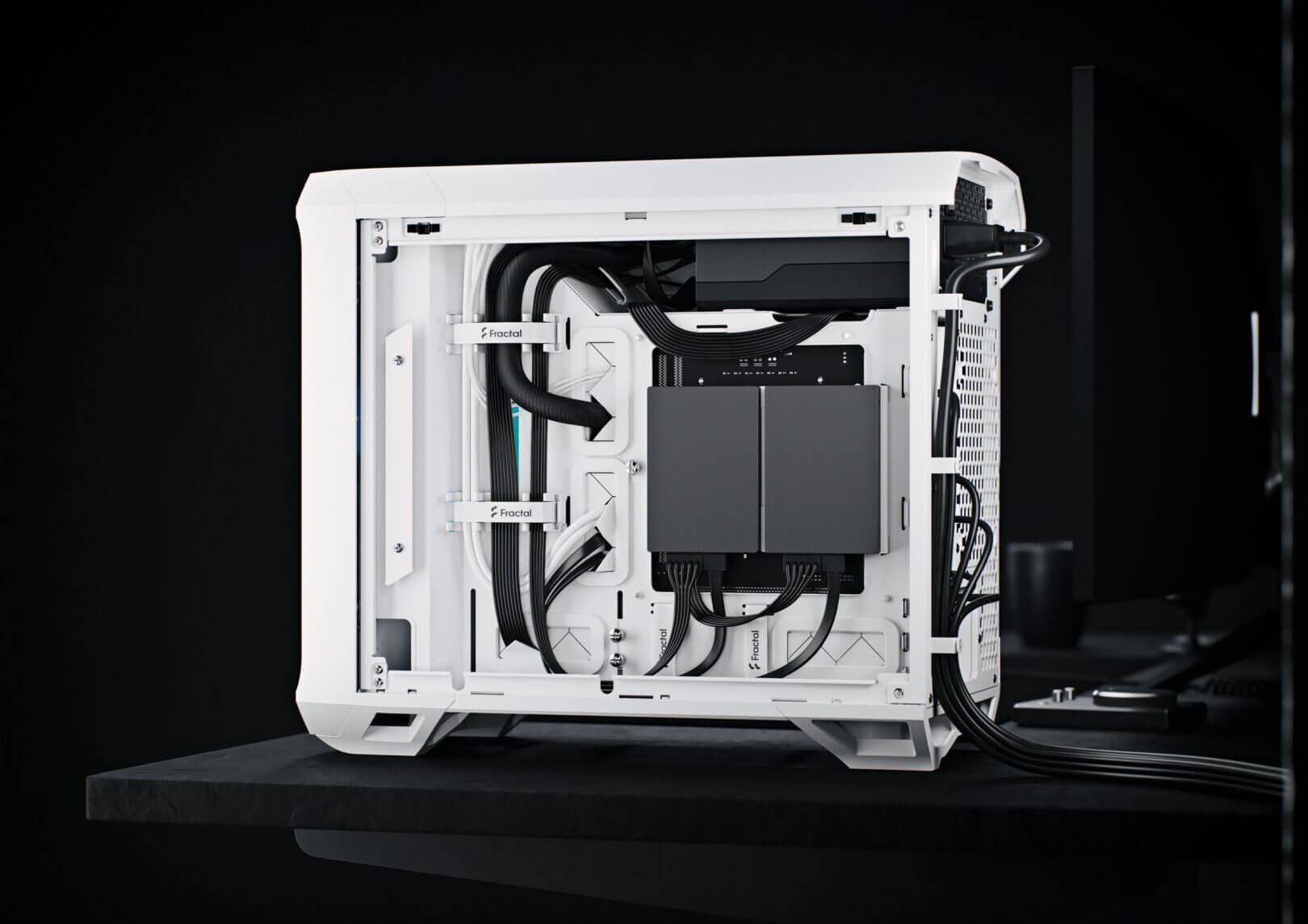 Fractal Design Torrent Nano RGB White TG Clear Tint mITX Airflow Mini Tower PC Gaming Case - Clear Tint Tempered Glass Side Panels 51 Torrent Nano White RGB Quick Start Clean Finish 1620x1145 1