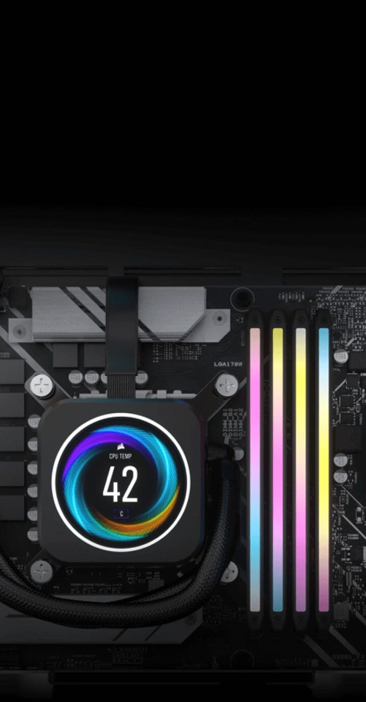 CORSAIR Dominator Titanium RGB 48GB Memory Kit - Black, 48GB (2x24GB) 7000MHz CL36 (CMP48GX5M2B7000C36) 39 img bg panel05 profiles amd mobile