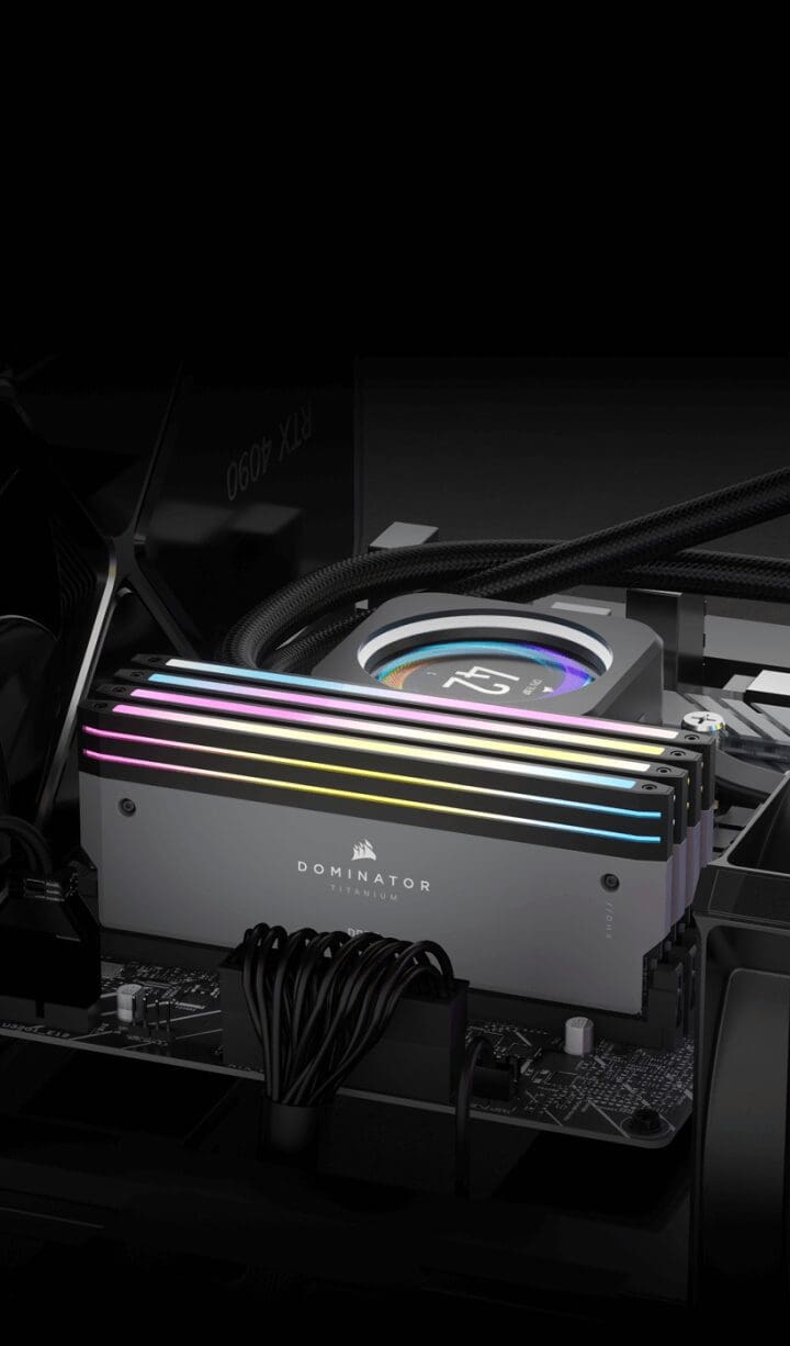 CORSAIR Dominator Titanium RGB 48GB Memory Kit - Black, 48GB (2x24GB) 7000MHz CL36 (CMP48GX5M2B7000C36) 40 img bg panel06 compatibility amd mobile