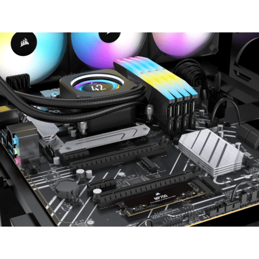 CORSAIR MP700 1TB PCIe 5.0 (Gen 5) x4 NVMe M.2 SSD - High-Density TLC NAND, Aluminum Heatsink, DirectStorage Compatible, Up to 10,000MB/sec