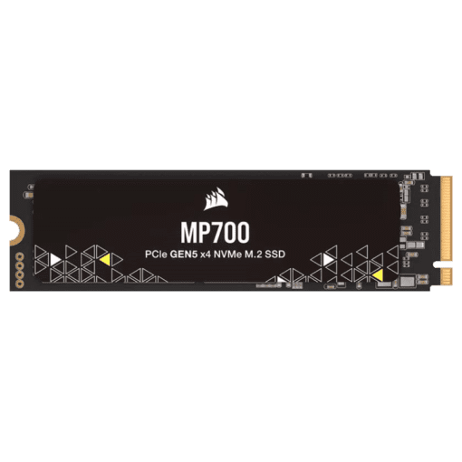 CORSAIR MP700 1TB PCIe 5.0 (Gen 5) x4 NVMe M.2 SSD - High-Density TLC NAND, Aluminum Heatsink, DirectStorage Compatible, Up to 10,000MB/sec