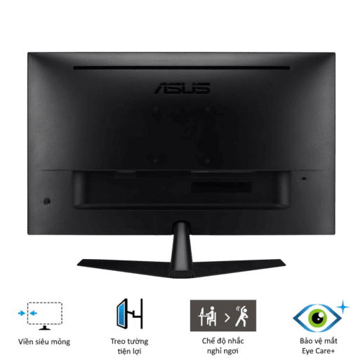 ASUS VY279HF Eye Care Gaming Monitor - 27 inch FHD (1920 x 1080), IPS, 100Hz, IPS, SmoothMotion, 1ms (MPRT), Adaptive Sync, Eye Care Plus technology, Blue Light Filter, Flicker Free