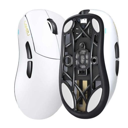 Lamzu Thorn White (receiver 1KHz included) Wireless Gaming Mouse - Lightweight 52g, Wireless 4KHz. Chip MCU Nordic
