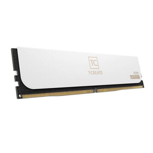 TEAMGROUP T-Create EXPERT DDR5 White 64GB Memory Kit - White, 64GB (2x32GB) 6000MHz CL34 DDR5 (CTCWD564G6000HC34BDC01)