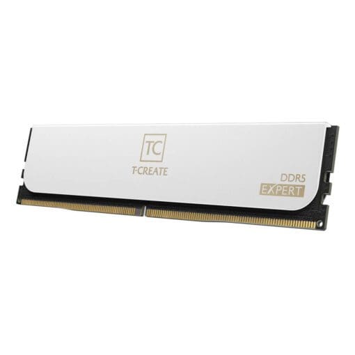 TEAMGROUP T-Create EXPERT DDR5 White 64GB Memory Kit - White, 64GB (2x32GB) 6000MHz CL34 DDR5 (CTCWD564G6000HC34BDC01)