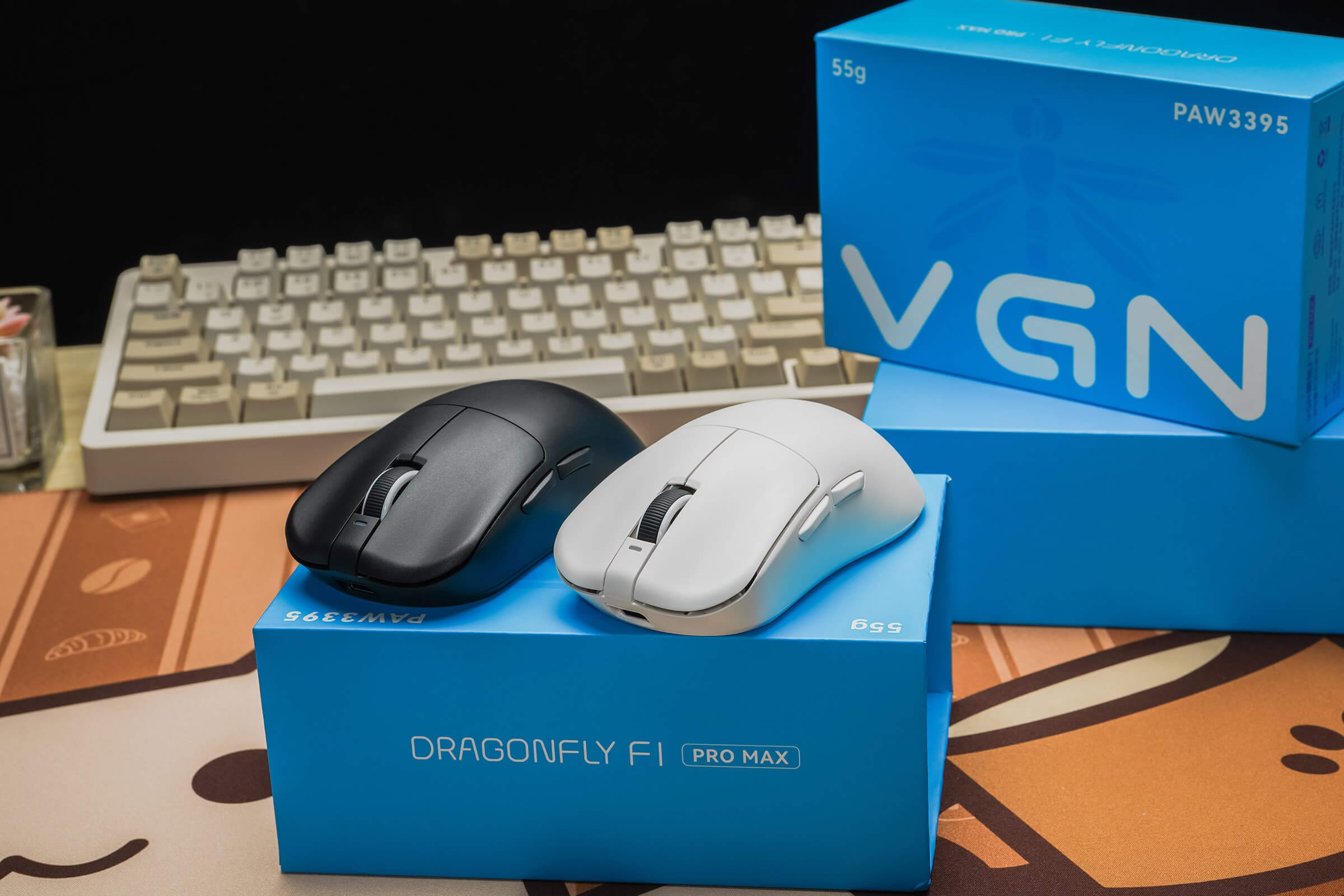 VGN Dragonfly F1 Moba Gaming Mouse - Lightweight 55g, 3 modes, PAW3395, Huano mouse wheel, Smart Speed, 4000Hz Polling rate 16 VGN Dragon Fly F1 slide 12