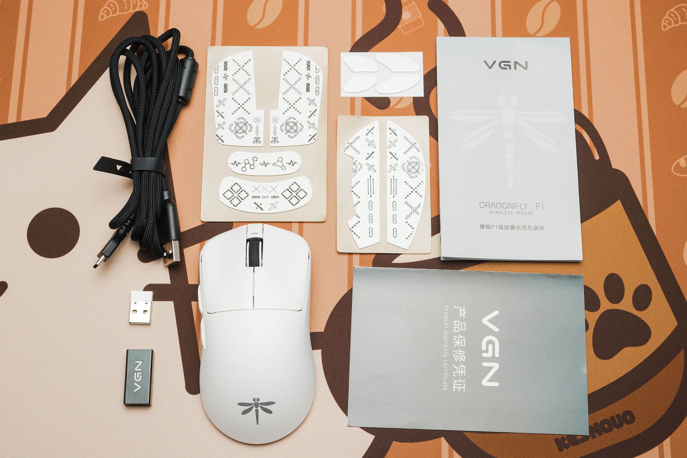 VGN Dragonfly F1 Moba Gaming Mouse - Lightweight 55g, 3 modes, PAW3395, Huano mouse wheel, Smart Speed, 4000Hz Polling rate 11 VGN Dragon Fly F1 slide 6