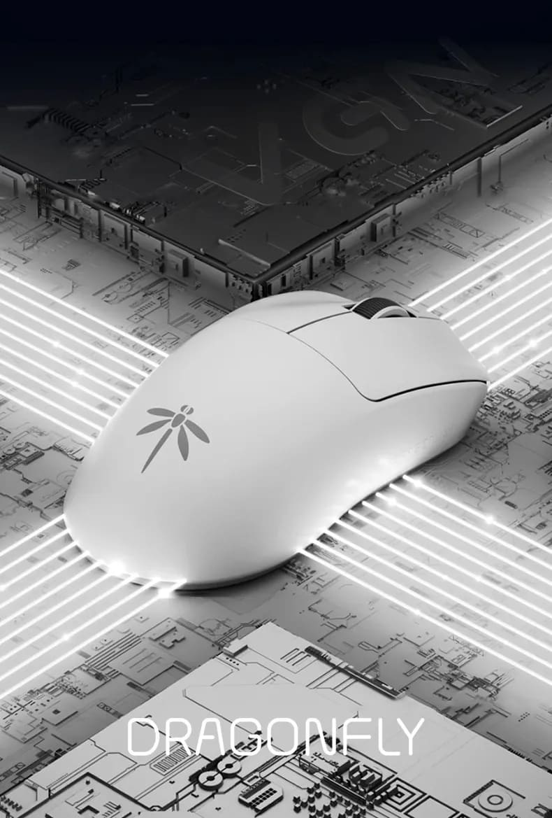VGN Dragonfly F1 Moba Gaming Mouse - Lightweight 55g, 3 modes, PAW3395, Huano mouse wheel, Smart Speed, 4000Hz Polling rate 47 VGN Dragon Fly page mobile 10