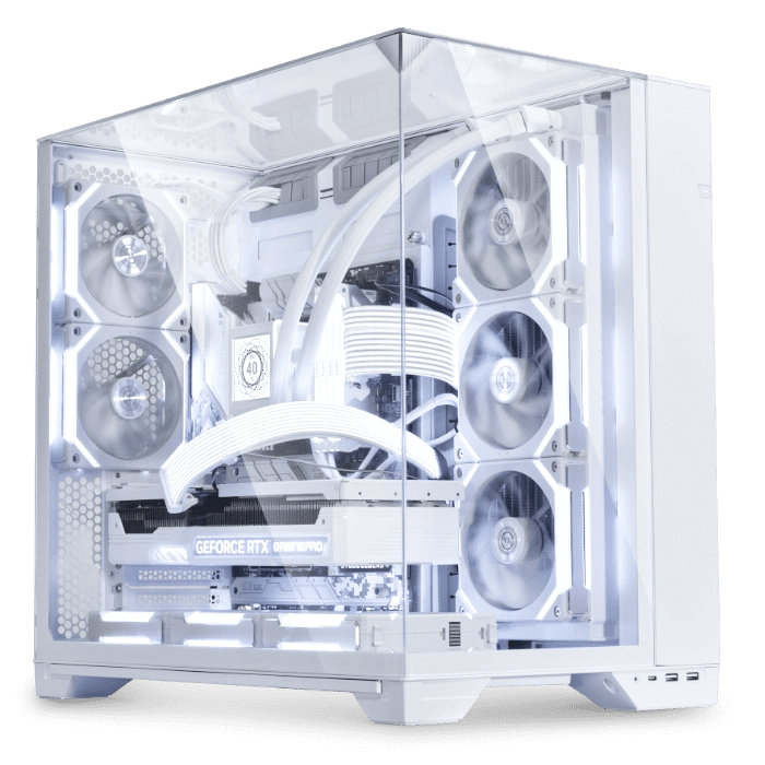 Lian Li O11 Vision Chrome Case - Aluminum, Steel, Tempered Glass ATX Mid Tower 39 O11 Vision 06 1