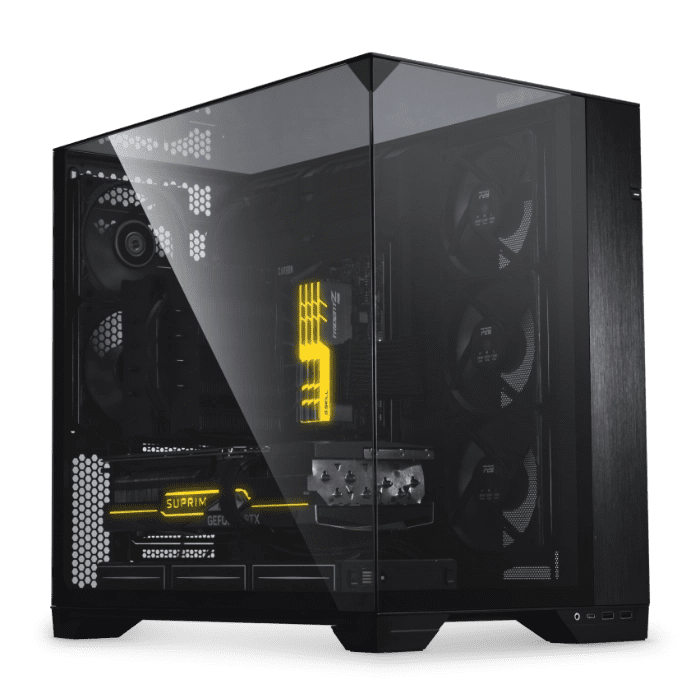Lian Li O11 Vision Chrome Case - Aluminum, Steel, Tempered Glass ATX Mid Tower 41 O11 Vision 08