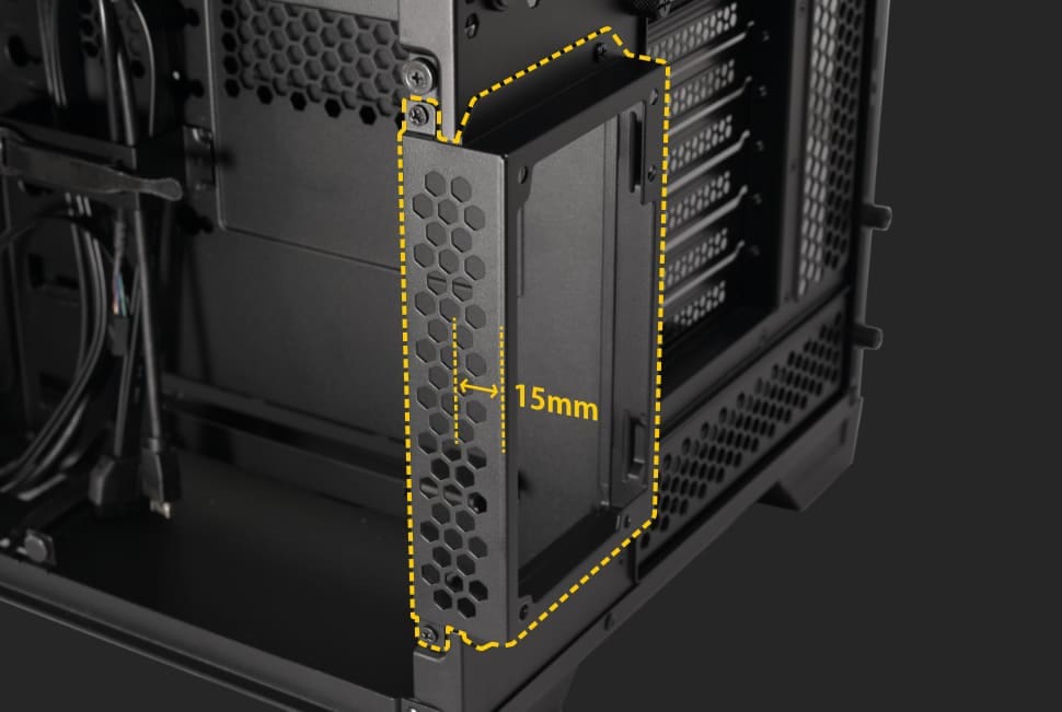 Lian Li O11 Vision Chrome Case - Aluminum, Steel, Tempered Glass ATX Mid Tower 65 O11 Vision 28a