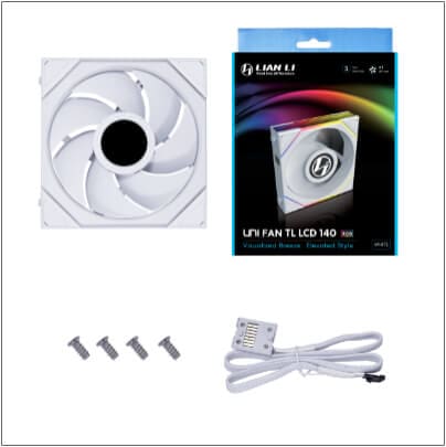 Lian Li UNI FAN TL LCD 140 Single Black Fan (14TLLCD1B) - 1x 140mm fans 69 lcd 08