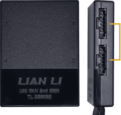 Lian Li UNI FAN TL LCD 140 Single Black Fan (14TLLCD1B) - 1x 140mm fans 56 unifans tl 24