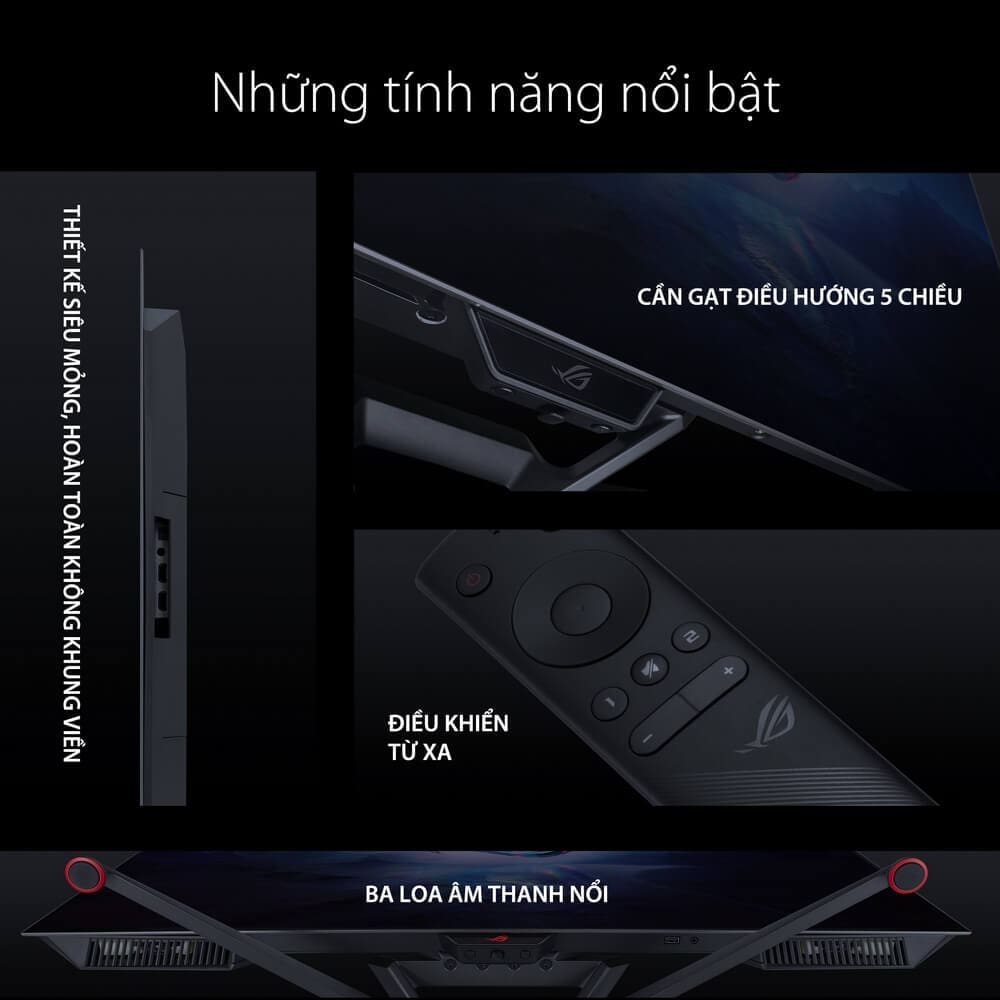 ASUS ROG Swift OLED PG42UQ OLED Gaming Monitor - 42 inch 4K (5120 x 1440), 138Hz (overclocked), 0.1 ms (GTG), G-SYNC® compatible. 98% DCI-P3, true 10-bit, HDMI® 2.1, Remote Control 81 PG42UQ.PT06