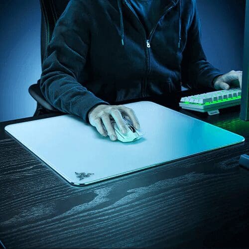 Razer Atlas Tempered Glass Gaming Mouse Mat - Black (450 x 400 x 5 mm) 23 precision