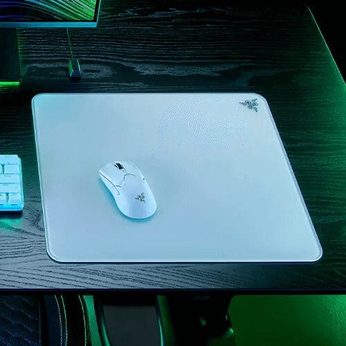 Razer Atlas Tempered Glass Gaming Mouse Mat - Black (450 x 400 x 5 mm) 21 pure