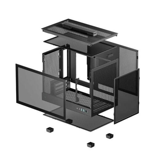 DEEPCOOL CH160 - Black Portable High Airflow M-ITX Case